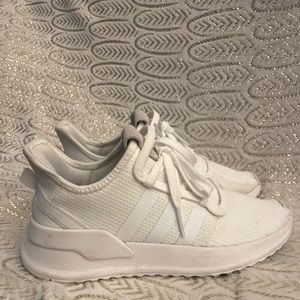 Adidas U Path Run White G28109 Athletic Running Jogging Sports size 5 1/2 Women